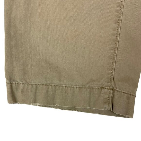GAP Khakis Womens Sz 6 Regular Beige Distressed Cotton Casual Straight Leg Pants - Picture 9 of 9